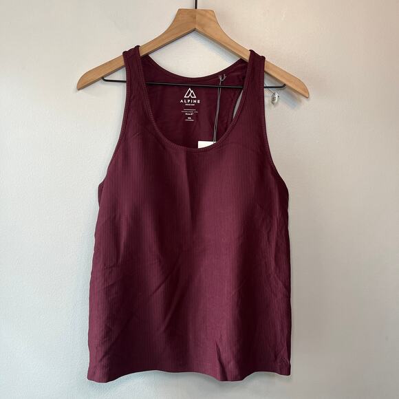 Alpine Design Tops - Alpine Design Women's Ascent Bra Tank Top Deep Bordeaux Maroon Size XXL
